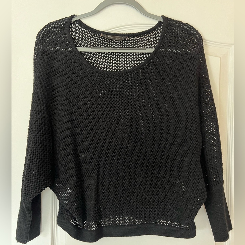 BCBG Mesh Sweater